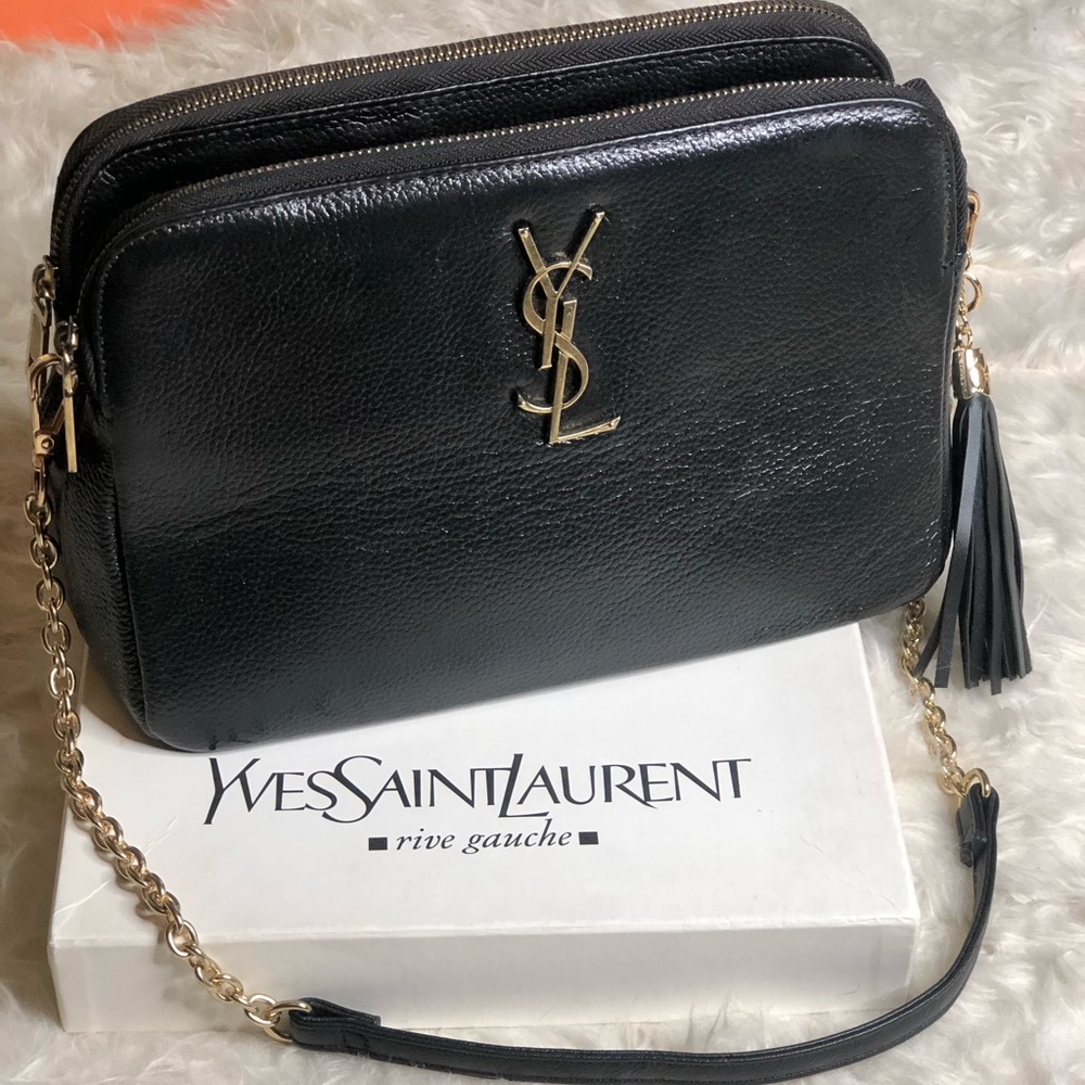 Vintage YSL⚡️Better than “Blogger Bag”  Black Bag!